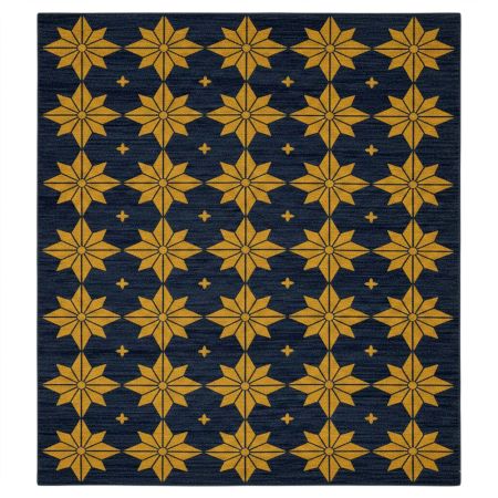 Handcrafted Classic Cotton and Wool Handknotted Rug for Peaceful Retreat